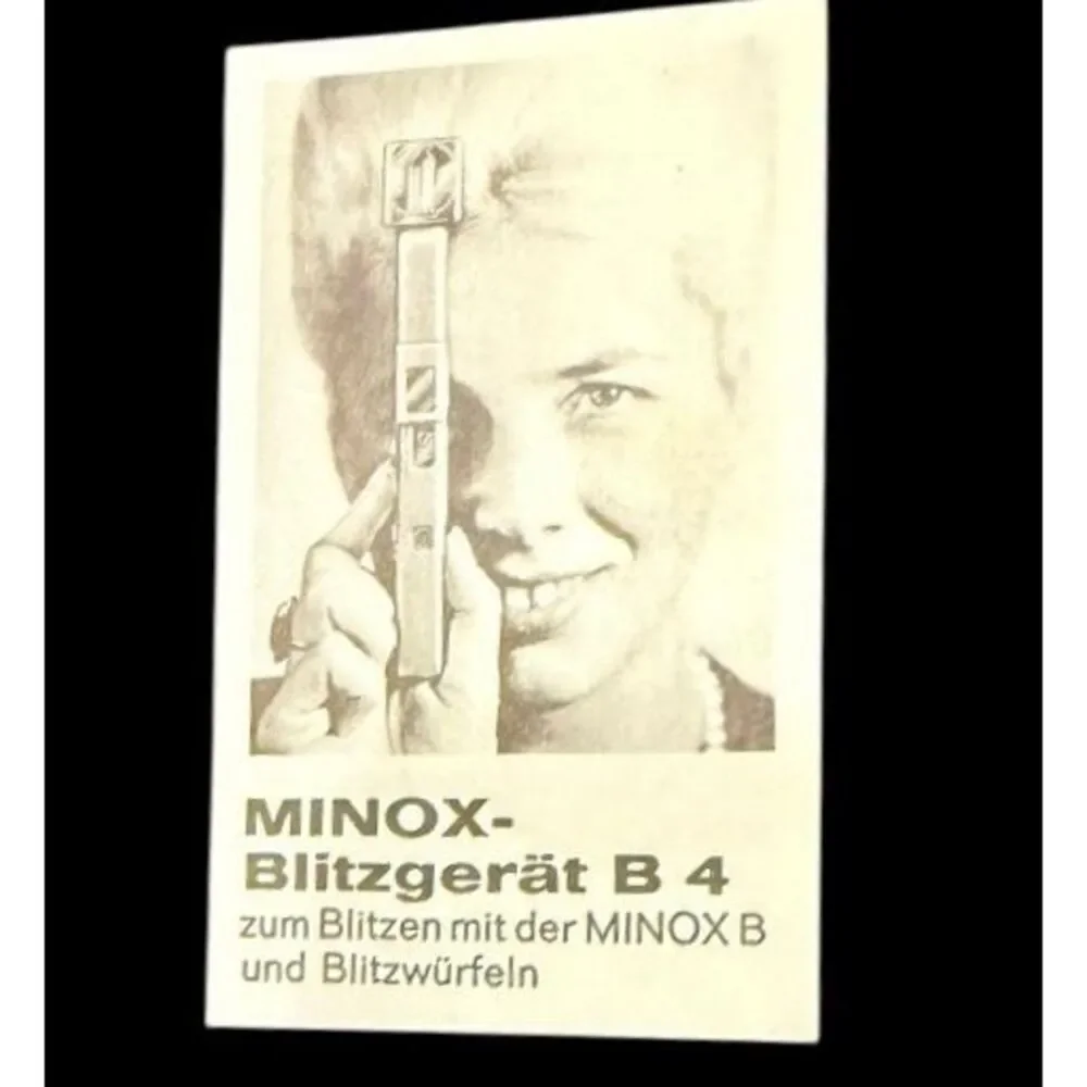 Minox C Subminiature Spy Camera Never Used Original Box & Manuals Germany Vintag